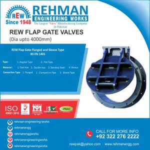 Flap Gate Valve Flat type