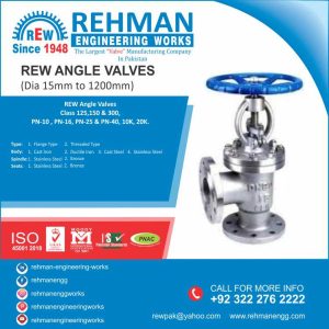 angle valve flanges type