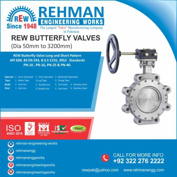 butterfly valve flanged type