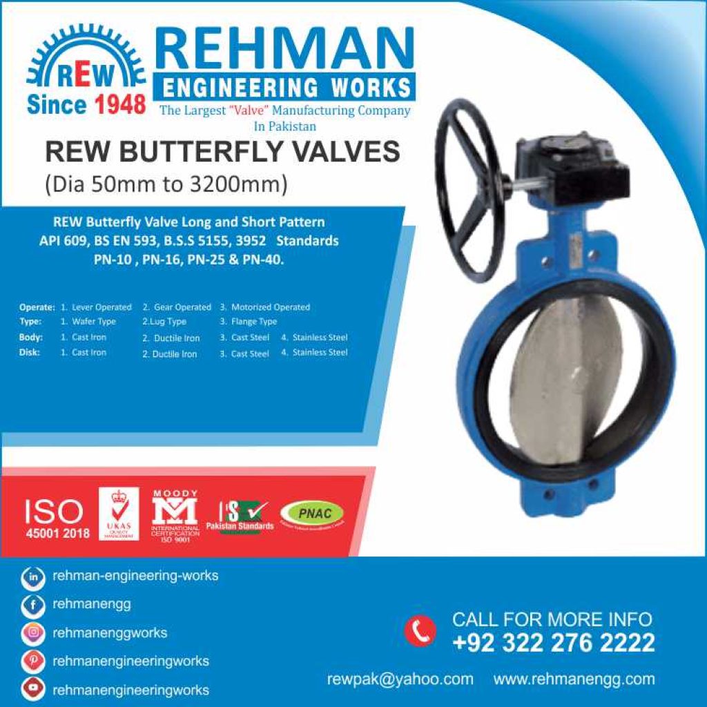 Butterfly Valve - REHMAN ENGINEERING WORKS