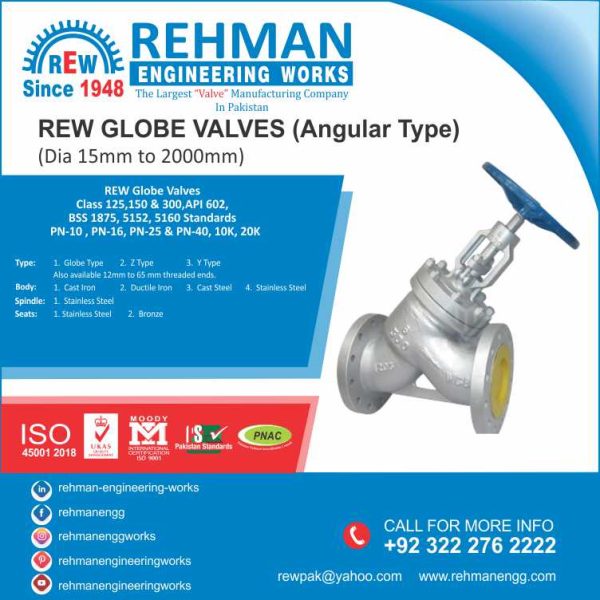 globe valve angular type